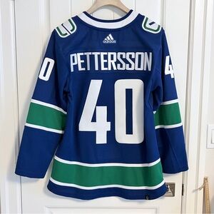 Authentic Adidas Vancouver Canucks Elias Pettersson Orca Jersey Size 46 Small